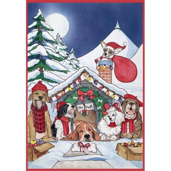 Mix Dog With Cat Holiday Boxed Cards