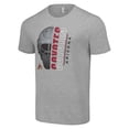 thumbnail image 2 of Men's Starter Heather Gray Arizona Coyotes Half Helmet Logo T-Shirt, 2 of 3
