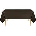 thumbnail image 4 of 210GSM Rectangle Table Cloth - Heavy Duty Water Resistance Microfiber Tablecloth, Decorative Fabric Table Cover for Outdoor and Indoor Use (Chocolate, 60 x 120 Inch), 4 of 6