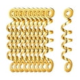 thumbnail image 2 of hair Bead Y hair Braid Rings Dwarven Beard hair Tube Medium 10pcs, 2 of 8