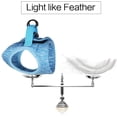 thumbnail image 2 of Harnais et Laisse pour Chat Ultra-léger Col Chaton Doux et Confortable Veste de Marche pour Chat Course à Pied, Antifuite Convient pour Chiots Lapins(Bleu,M), 2 of 7
