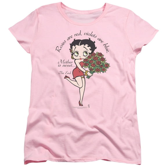 Betty Boop Mother Is Sweet S/S Women's T-Shirt Pink