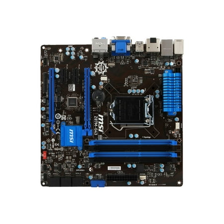 MSI Z87M-G43 - Motherboard - micro ATX - LGA1150 Socket - Z87 Chipset - USB 3.0 - Gigabit LAN - onboard graphics (CPU required) - HD Audio (8-channel)