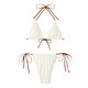 thumbnail image 1 of Gibobby Traje de Baño Sexy Bikini Bikini Sexy 2023, traje de baño para mujer, juego de Bikini estilo Push Up, traje de baño brasileño con Tanga, ropa de (Blanco,XL), 1 of 5