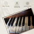 thumbnail image 6 of Elephant Stock Vintage Piano Keys Wall Art - Horizontal Canvas Wall Art - Living Room Wall Decor - Music Canvas - Black And Brown Decor - 51" x 34", 6 of 8