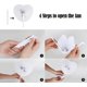thumbnail image 3 of Fong Fong 24 Pcs Wedding Paper Fans Heart Shaped White Paper Fans Foldable Pocket Fan For Wedding Favor Party Bag Filler, 3 of 4