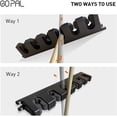 thumbnail image 3 of 6 Pool Cue Rack, Billiard Stick Holder Wall Mount, Pool Table Rods Clip, 3 of 7