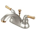 thumbnail image 4 of Kingston Brass Naples Centerset Bathroom Sink Faucet with Matching Pop-Up Drain, 4 of 5
