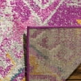 thumbnail image 5 of SAFAVIEH Madison Barrfind Geometric Area Rug, Fuchsia/Blue, 4' x 6', 5 of 6