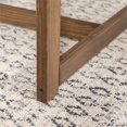 thumbnail image 4 of Walker Edison Brennan 72" Modern Solid Pine Wood Dining Table in Gray/Brown, 4 of 10