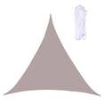 thumbnail image 2 of Oioii Sun Shade Sail Triangle Canopy - Water Permeable, Heavy Duty Awning for Patio, Outdoor, Garden, Backyard & Yard,G, 2 of 2
