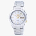 thumbnail image 1 of Seiko Reloj Automático 5 de Acero Inoxidable Plateado para Hombre SNKK09, 1 of 6