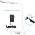 TW Lighting LED Desk Lamp with USB Charging Port Dimmable Study Home Office Lamps White - image 7 of 7