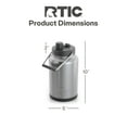 thumbnail image 4 of RTIC Half Gallon Jug, Durable Stainless Steel Insulated Jug with Built-In Handle, Stainless, 4 of 8