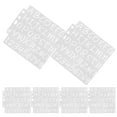 thumbnail image 4 of WEUVEB 6Pcs White Precision Lettering Stencils for Christmas Painting Crafts, 4 of 8