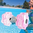 thumbnail image 5 of JingChun Aquatic Exercise Dumbbells, 1Pc Aqua Fitness Barbells, Flowers High-Density Foam Water Workouts, Pool Weights Dumbbells Set for Water Exercise, Aerobics Weight Loss, 5 of 5