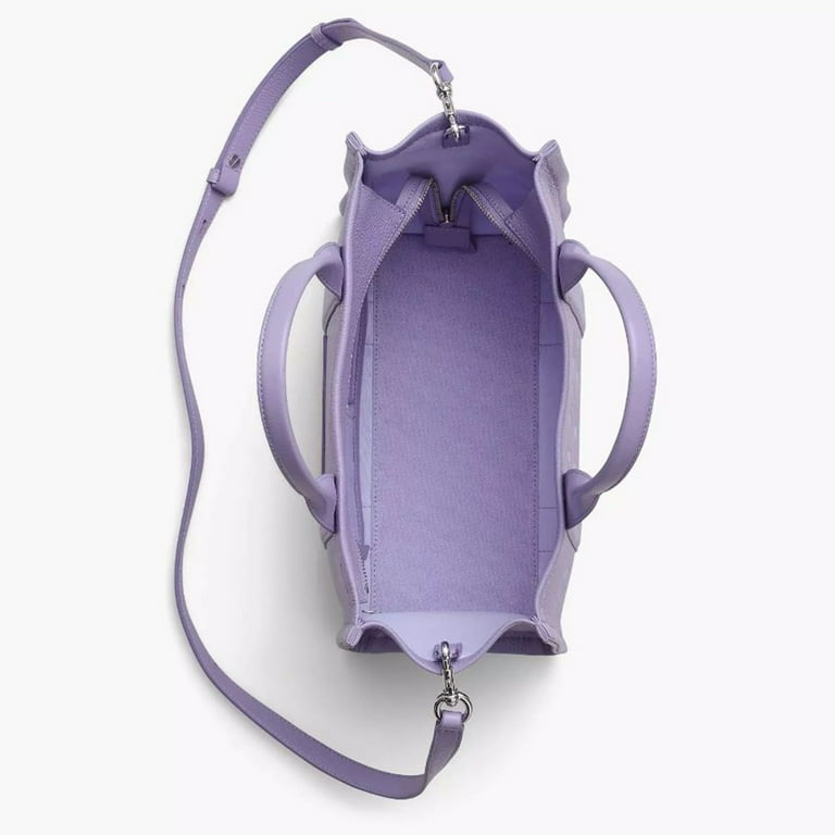 【関税込み】The Medium Tote - Marc Jacobs - Leather - Purple Marc Jacobs Purple 'The Leather Medium Tote Bag' Tote Marc