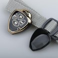 thumbnail image 3 of Key Fob Cover Compatible with Toyota Avalon Camry Corolla Venza 2008-2013 Keychain Case Holder Protector,Black 4buttons, 3 of 5