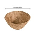 thumbnail image 6 of Leaveforme 4 PCS 20cm/7.87" Round Coco Liners Hanging Basket 100% Natural Replacement Coconut Fiber Liner for Garden Flower Pot Vegetables Herbs, 6 of 8