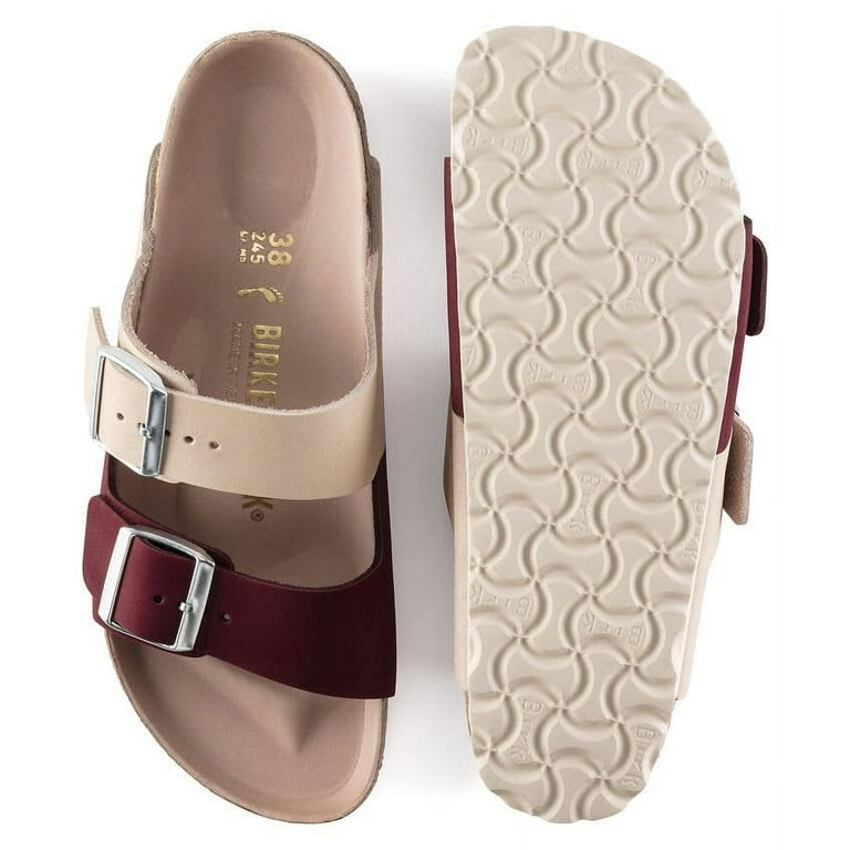 BIRKENSTOCK Arizona Split Color block Nubuck Sandals - A Modern