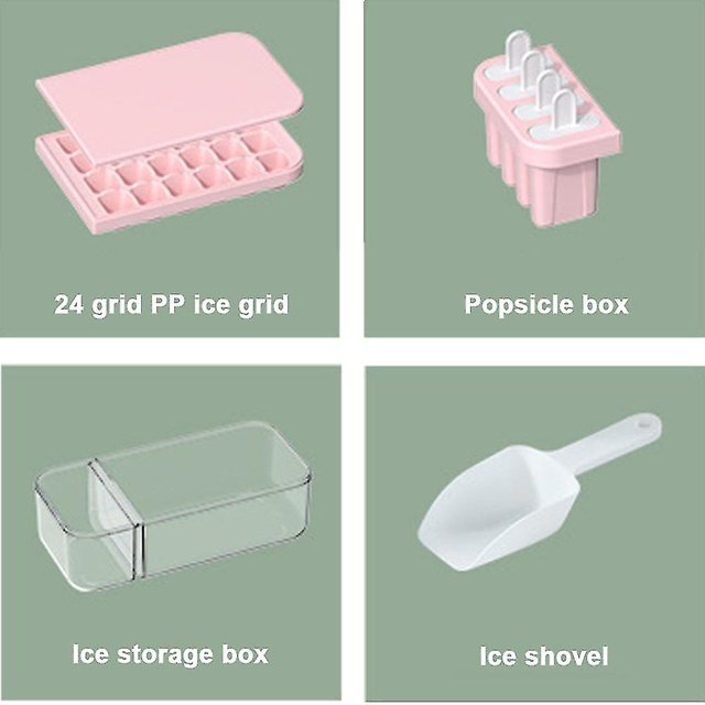 Bandeja de cubitos de hielo para congelador, moldes de cubitos de hielo flexibles de fácil liberación ShuxiuWang 8390614773349