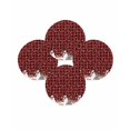 thumbnail image 7 of 13 Inch Round Placemats Set of 4, Red Plaid Christmas Non Slip Heat Insulation PP Table Mats, Snowman Snowflake Xmas Tree Ball Elk Washable Place Mats for Kitchen Dining Party Table Decor, 7 of 7