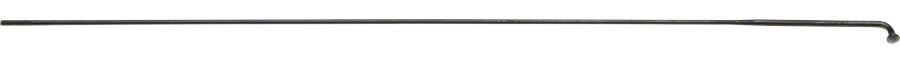 DT Swiss Champion Spoke 2.34mm 280mm J-bend Black Straight Gauge Individual