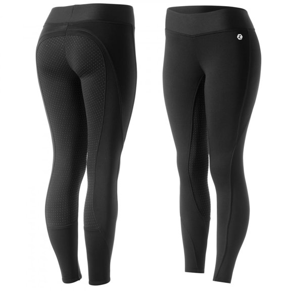 Horze Womens Active Winter Silicone Full Seat Tights