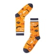 thumbnail image 5 of Penkiiy Halloween Socks Spooky Gifts For Men Women - Halloween Gifts Gifts for Teens, Halloween Punpkin Socks Orange, 5 of 5