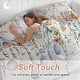 thumbnail image 2 of Easter Egg Bunny Queen Size 4 piece Duvet Cover Set,desc|小组描述2desc|小组描述3Comfort Bedding Set, Include a Duvet Cover,a Bed Sheet, 2 Pillowcase with Zipper for All Season, 2 of 12