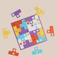 thumbnail image 6 of T-Shape Wooden Logic Puzzle Spatial Reasoning Game for 4-6 Years, Pattern Matching Brain Teaser with Storage Box, 6 of 7