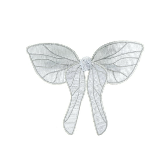 Way to Celebrate Halloween Silver Butterfly Hair Bow, 1 Piece