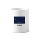 thumbnail image 1 of Cepillo de dientes titular de la pluma Mug de ceramica blanca taza 350ml, 1 of 2