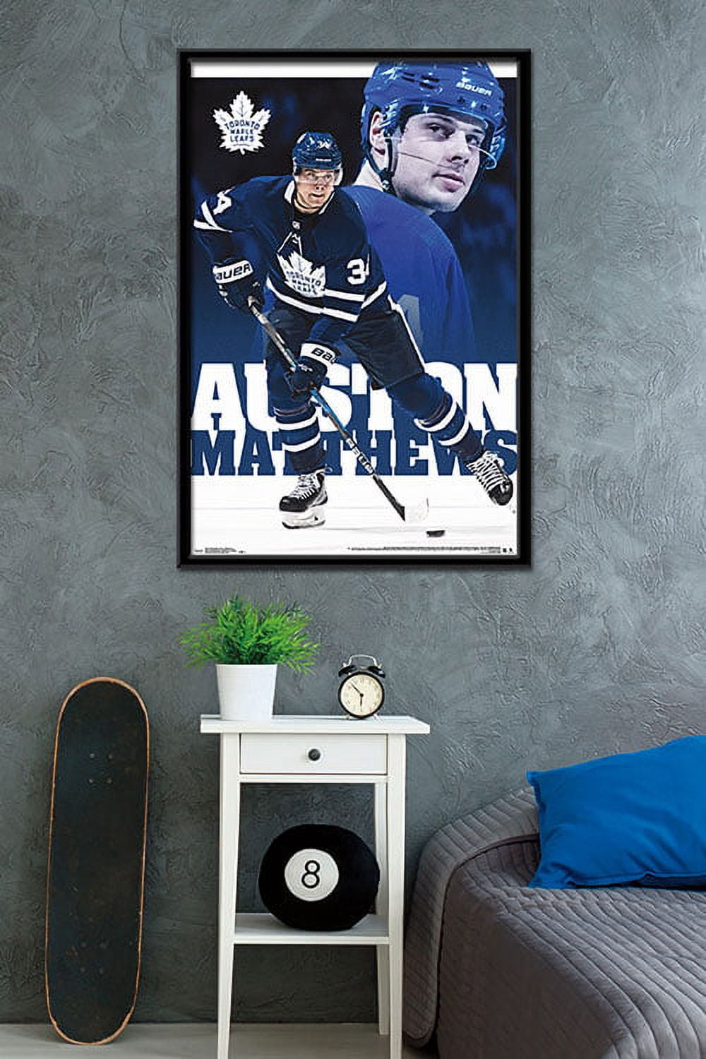 NHL Toronto Maple Leafs - Austin Matthews 17 Wall Poster, 22.375" x 34", Framed