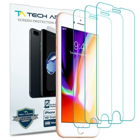 Tech Armor Apple iPhone 7, iPhone 8 (4.7-inch) HD Clear film Screen Protector