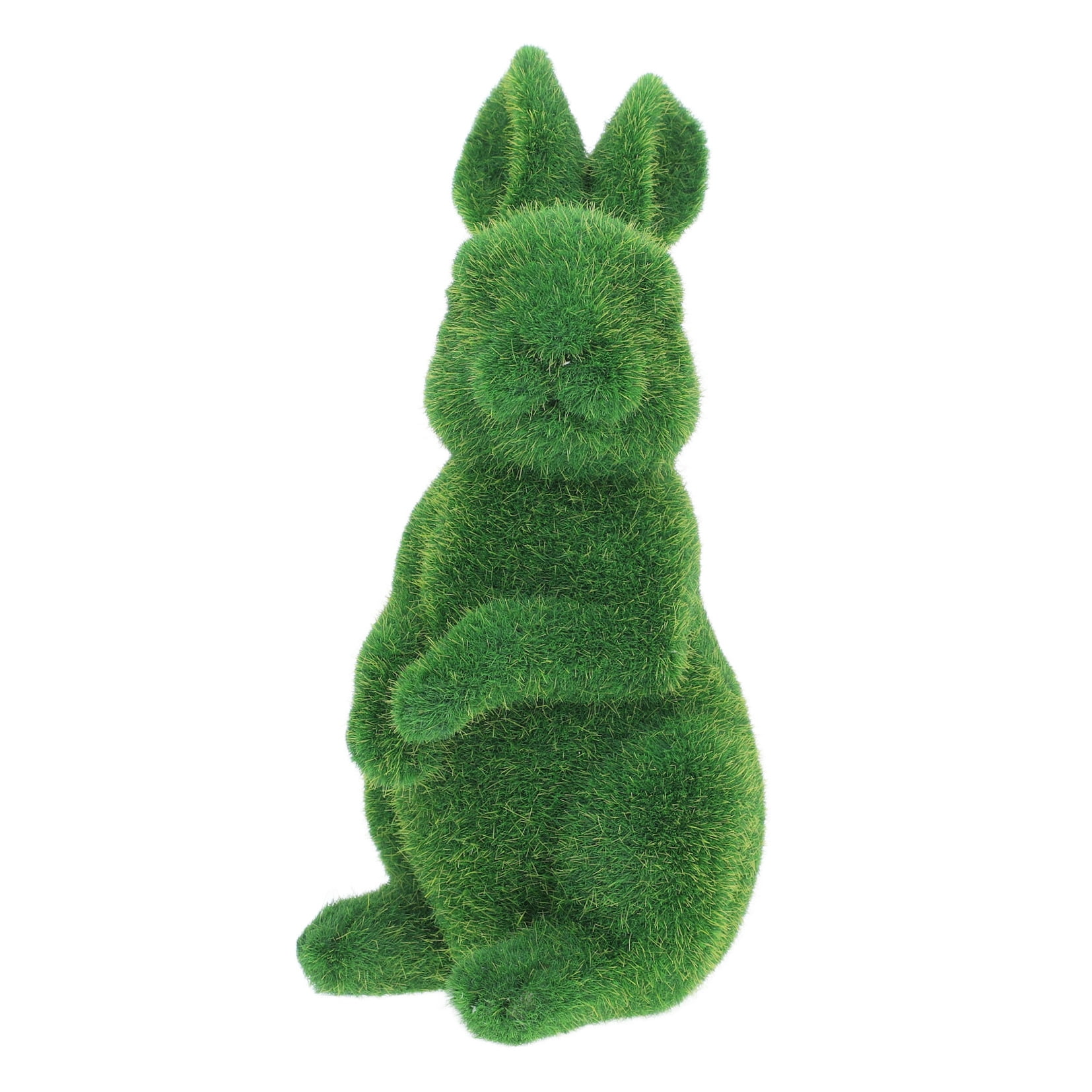 OUNONA Realistic Moss Bunny Figurine with Resin Flocking, Perfect Garden, Yard, Indoor & Outdoor Decorative Display
