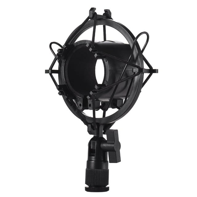 Univerdal Condenser Microphone Mic Shock Mount Holder Bracket -vibration for On-line Broadcasting Studio Music Recording
