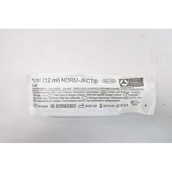 Box of 100 NORM-JECT 4100.000V0 10ML Syringe