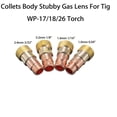 thumbnail image 4 of Lefu 1PCS Brass Collets Body Stubby Gas Lens Connector With Mesh For Tig WP-17/18/26, 4 of 5