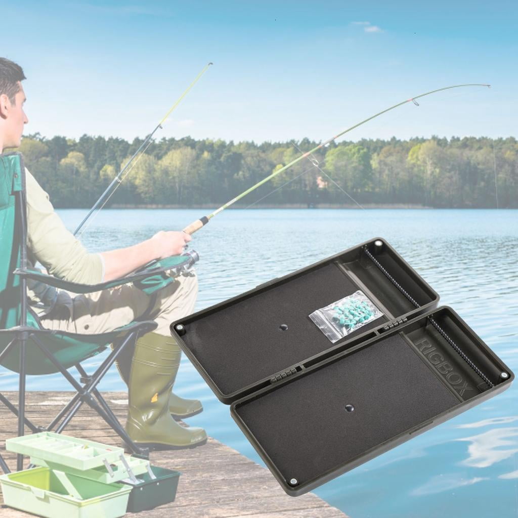 Anglers Tackle Storage Box Features Closure Storage 62 Leader ABS for Fishing Rigs Gear Organization