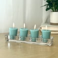 thumbnail image 4 of Mainstays Votive Candles, Unscented, Green, 4 Count, 4 of 8