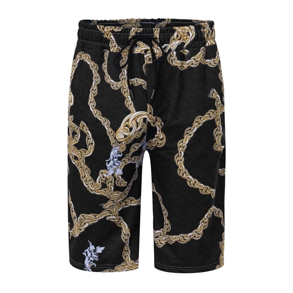 Vedolay Short Outfits For Men Men's Hawaiian Shirt and Short, 2 Piece Vacation Short Sleeve Shirt and Short Suits,White M