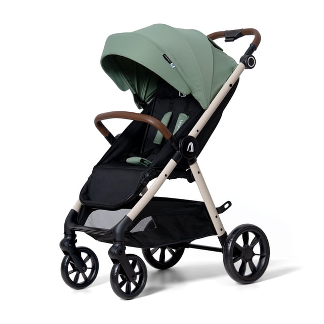 Carriola Para Bebé UNYOTONS ligera, portatil y Reclinable de paseo Verde