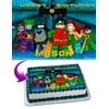 LEGO Batman Robin Joker Edible Cake Image Topper Personalized Picture 1/4 Sheet (8"x10.5")