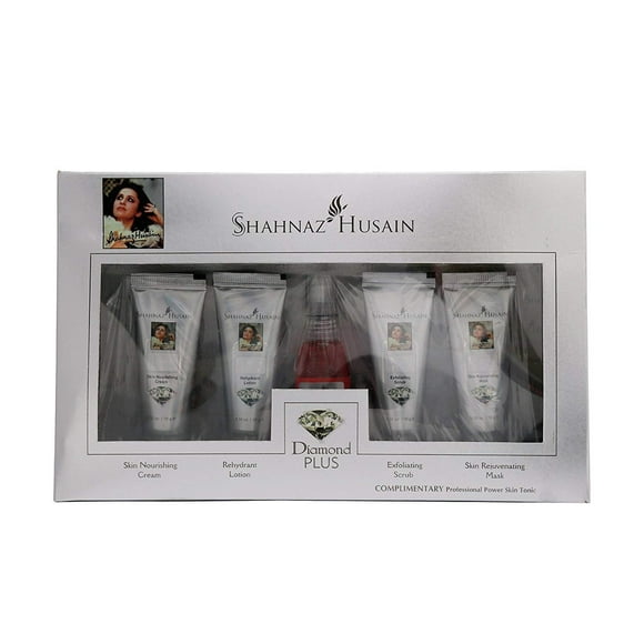 Shahnaz Husain Diamond Are Forever Herbal Ayurvedic Skin Revival Kit Latest International Packaging (1.4 oz / 40 g)