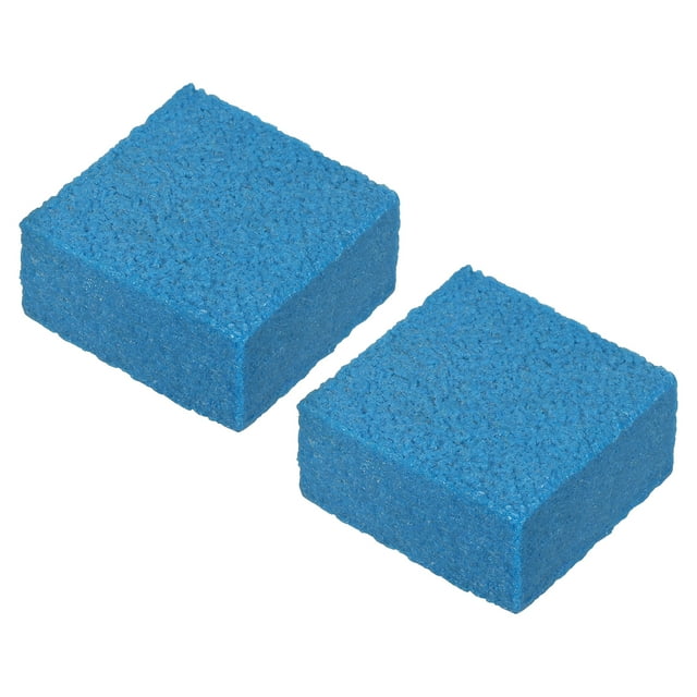 Uxcell 5x5x2.5cm Pickleball Paddle Eraser, Square Rubber Pickleball Racket Dust Remover,Blue 2 Pcs