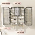 thumbnail image 3 of Colourtree Gray Jewelry Boxes & Organizers Display Cabinet, Bedroom Wall Storage Decor Aesthetic, 3 of 7