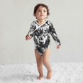 thumbnail image 4 of Xecao Majestic Wolf Landscape Print Baby unisex-baby Cotton Long-sleeve Bodysuits-3 Months, 4 of 6