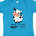thumbnail image 4 of Inktastic Sorry, I'm a Bit Moody Today Cute Cow Pun Boys or Girls Baby Bodysuit, 4 of 5