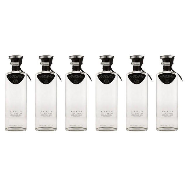Pack de 6 Tequila Cosmico Añejo Cristalino 100% 375 ml